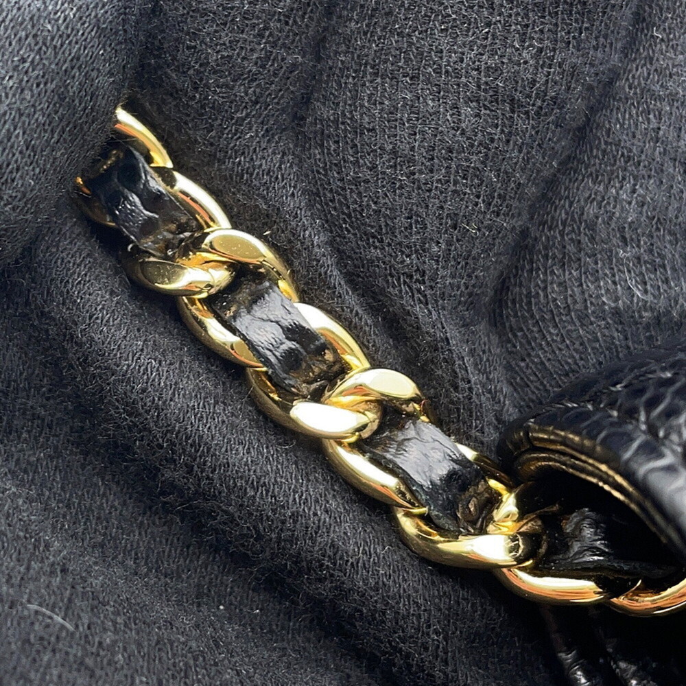 Chanel Chain Wallet Classic Matelassé Coco Mark Caviar Skin AP0250 CHANEL Bla... - Picture 13 of 16